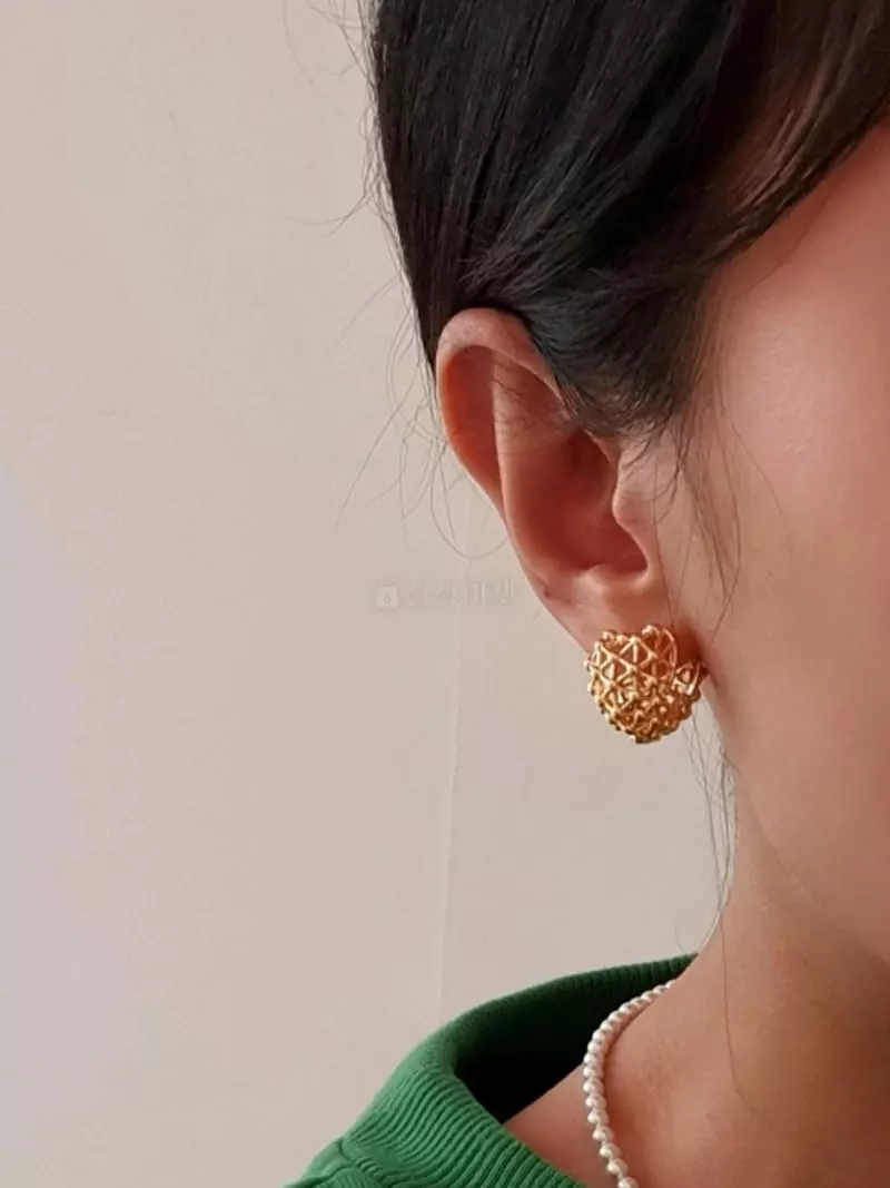 Blancchouette - Korean Women Fashion - #womensfashion - Heart11 Earring - 4