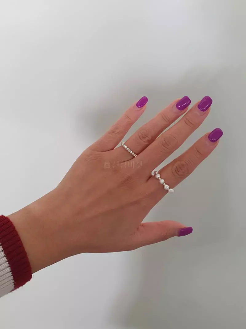 Blancchouette - Korean Women Fashion - #momslook - Silver4 Ring - 2