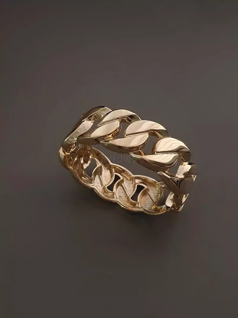 Blancchouette - Korean Women Fashion - #momslook - Chain Bangle