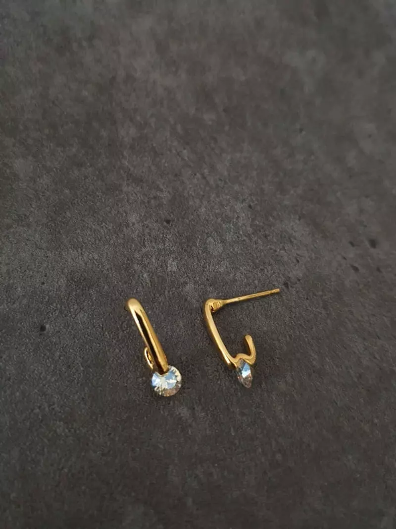 Blancchouette - Korean Women Fashion - #pursuepretty - Mono3 Earring - 2
