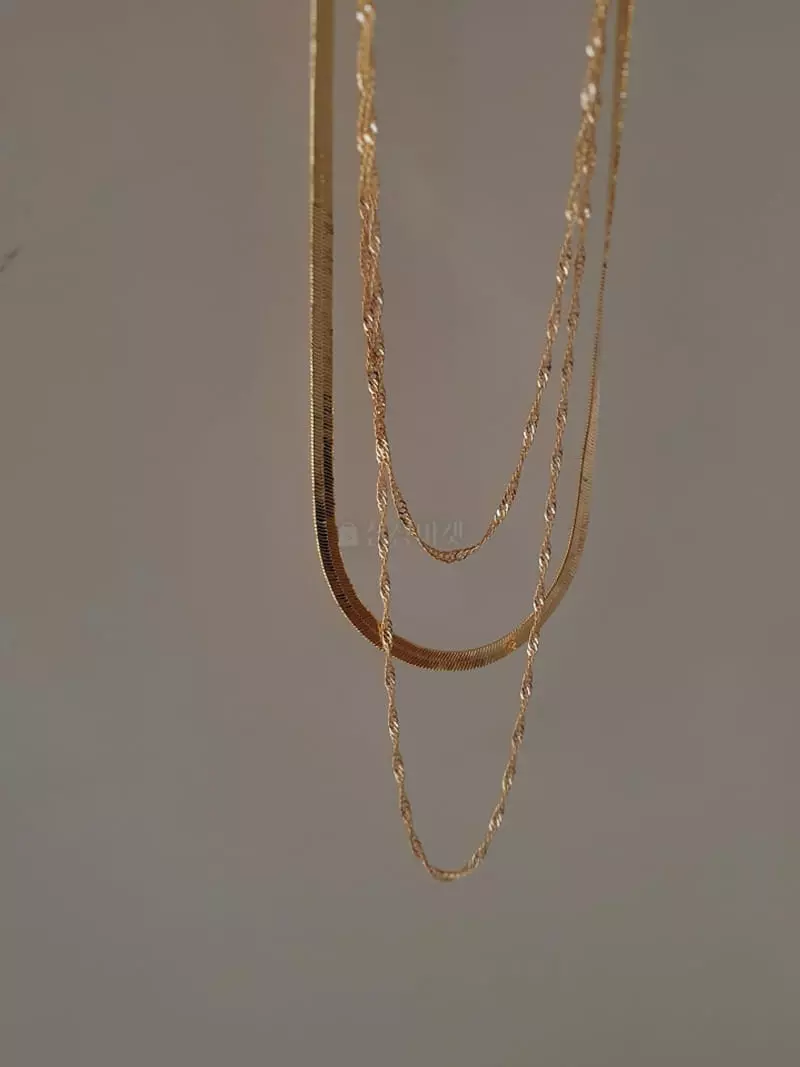 Blancchouette - Korean Women Fashion - #romanticstyle - Bobo6 Necklace - 2