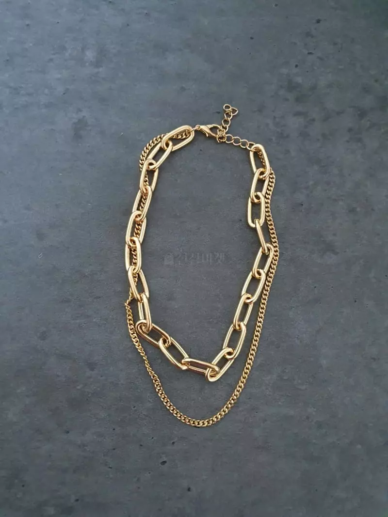Blancchouette - Korean Women Fashion - #romanticstyle - Chain11 Necklace