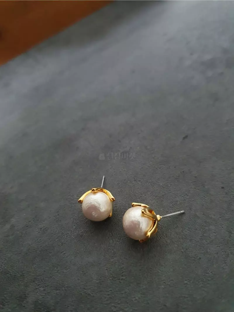 Blancchouette - Korean Women Fashion - #thatsdarling - Pearl3 Earring