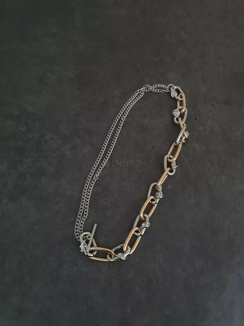 Blancchouette - Korean Women Fashion - #vintageinspired - Chain13 Necklace