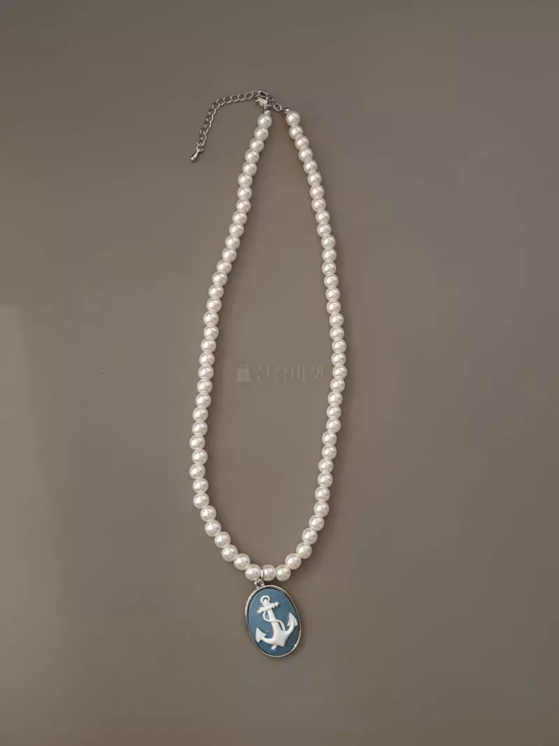 Blancchouette - Korean Women Fashion - #vintagekidsstyle - Antique5 Necklace - 2