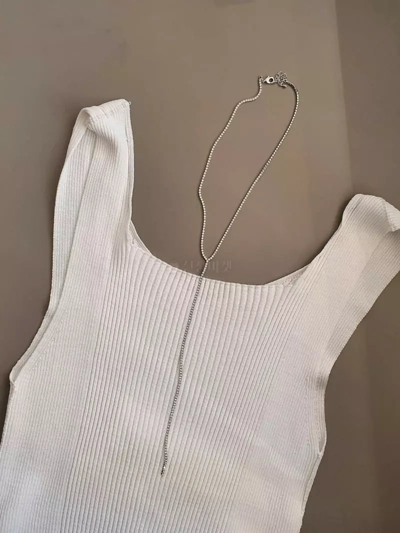 Blancchouette - Korean Women Fashion - #womensfashion - Why Necklace - 3