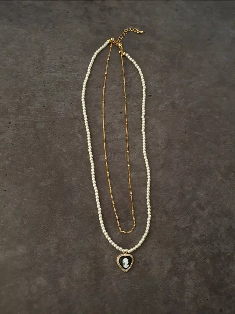 Blancchouette - Korean Women Fashion - #womensfashion - Antique3 Necklace - 2