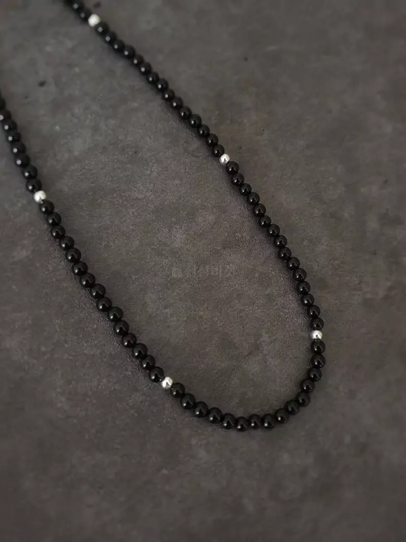 Blancchouette - Korean Women Fashion - #womensfashion - Black3 Necklace