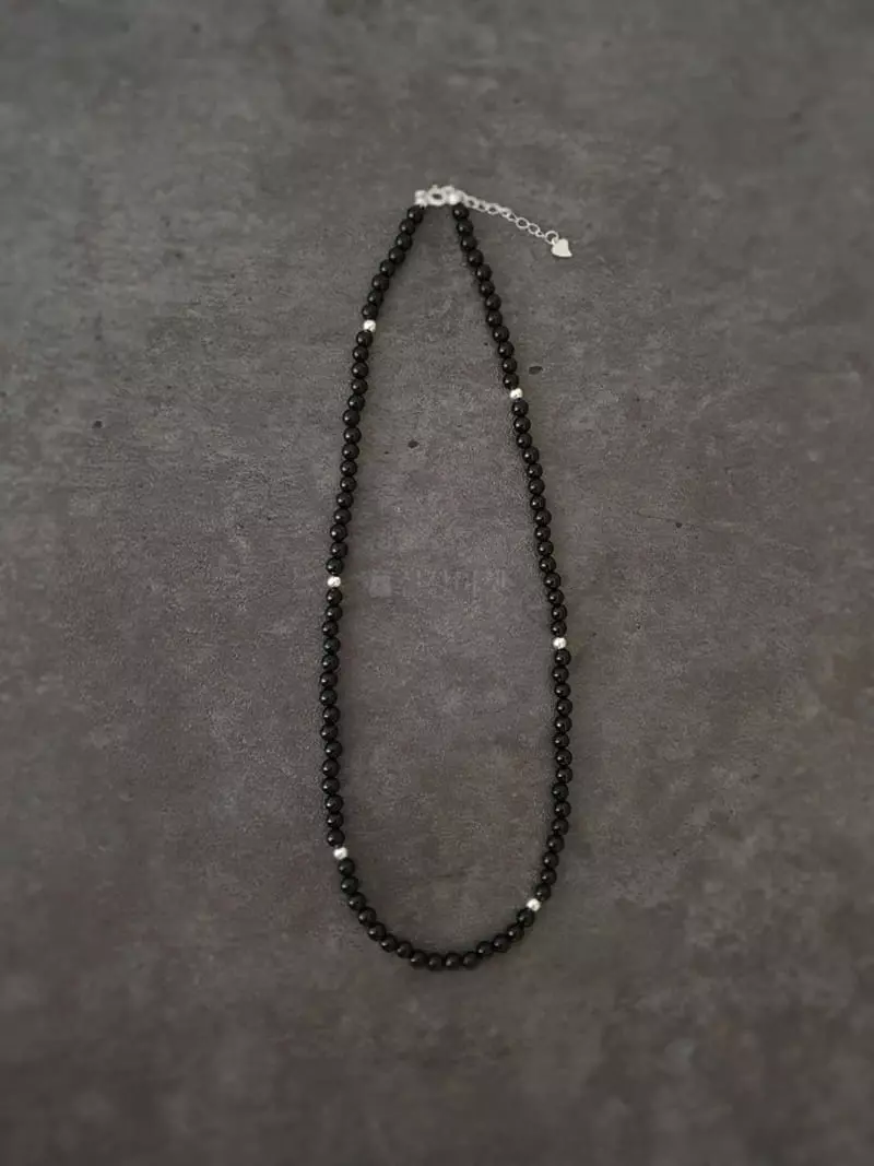 Blancchouette - Korean Women Fashion - #womensfashion - Black3 Necklace - 3