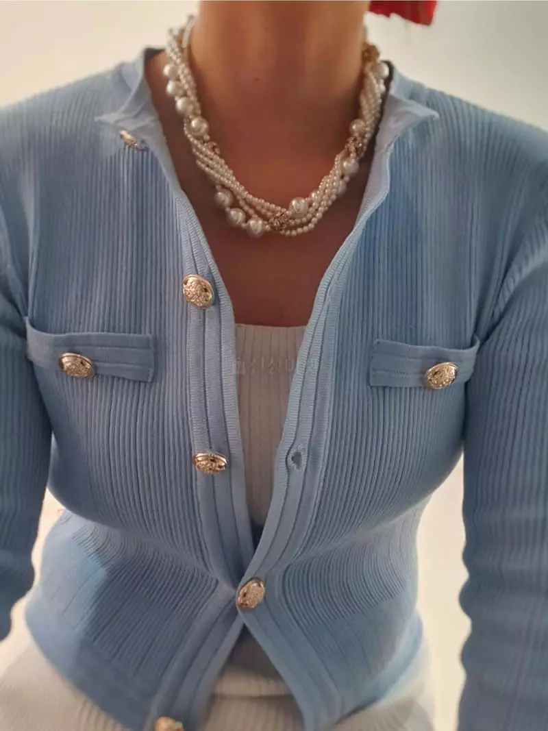 Blancchouette - Korean Women Fashion - #womensfashion - Pearl9 Necklace - 2