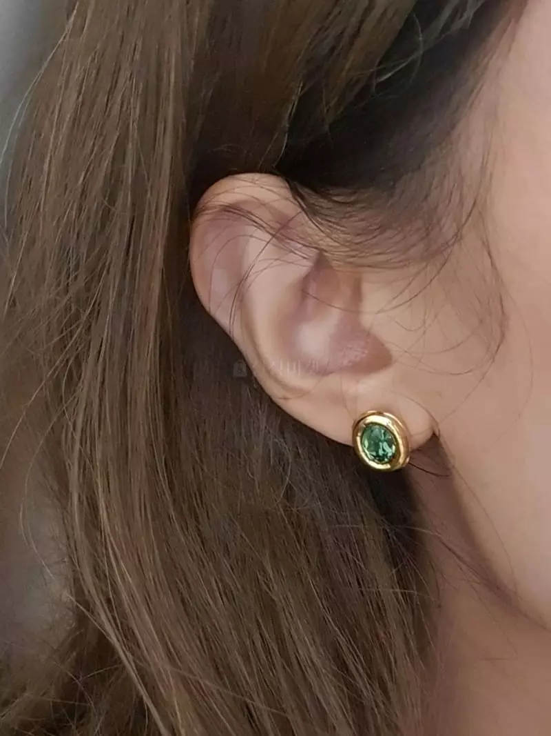 Blancchouette - Korean Women Fashion - #womensfashion - Crystal9 Earring - 2