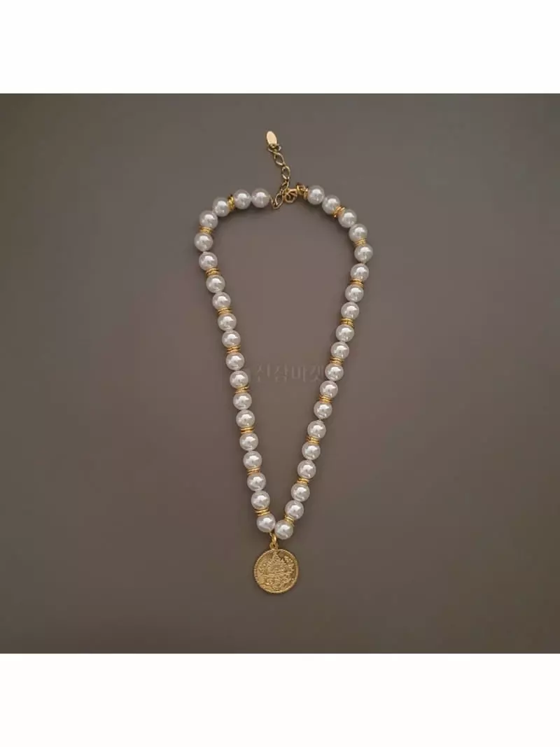 Blancchouette - Korean Women Fashion - #womensfashion - Coin5 Necklace - 2