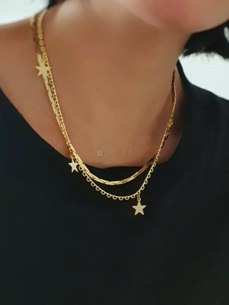 Blancchouette - Korean Women Fashion - #womensfashion - Canne Necklace - 3