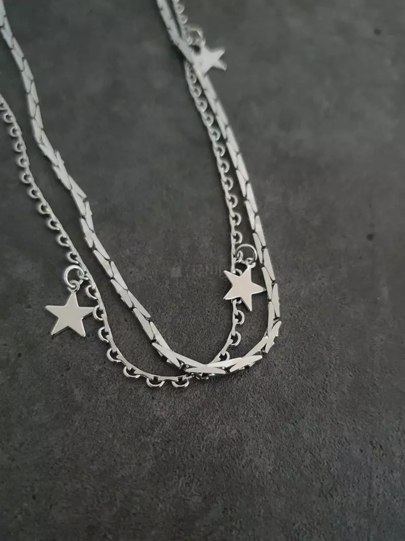 Blancchouette - Korean Women Fashion - #womensfashion - Canne Necklace - 5