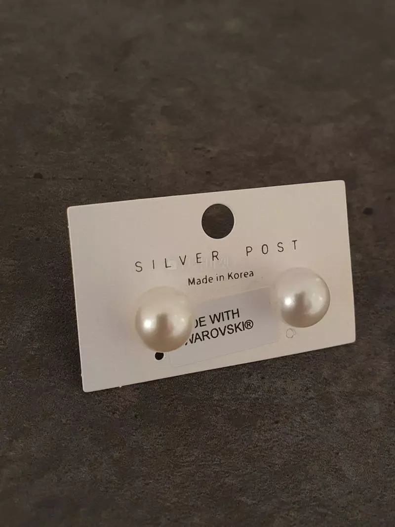 Blancchouette - Korean Women Fashion - #womensfashion - Swal Pearl Earring - 2