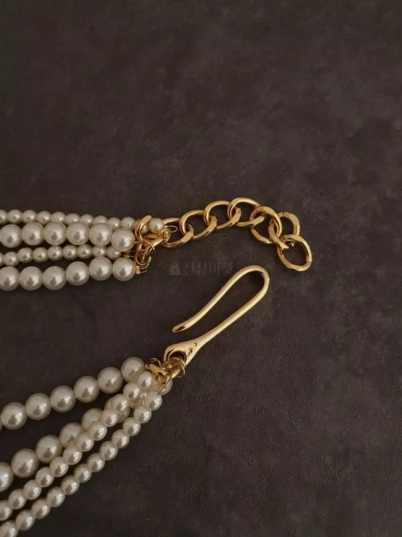 Blancchouette - Korean Women Fashion - #womensfashion - Becky Necklace