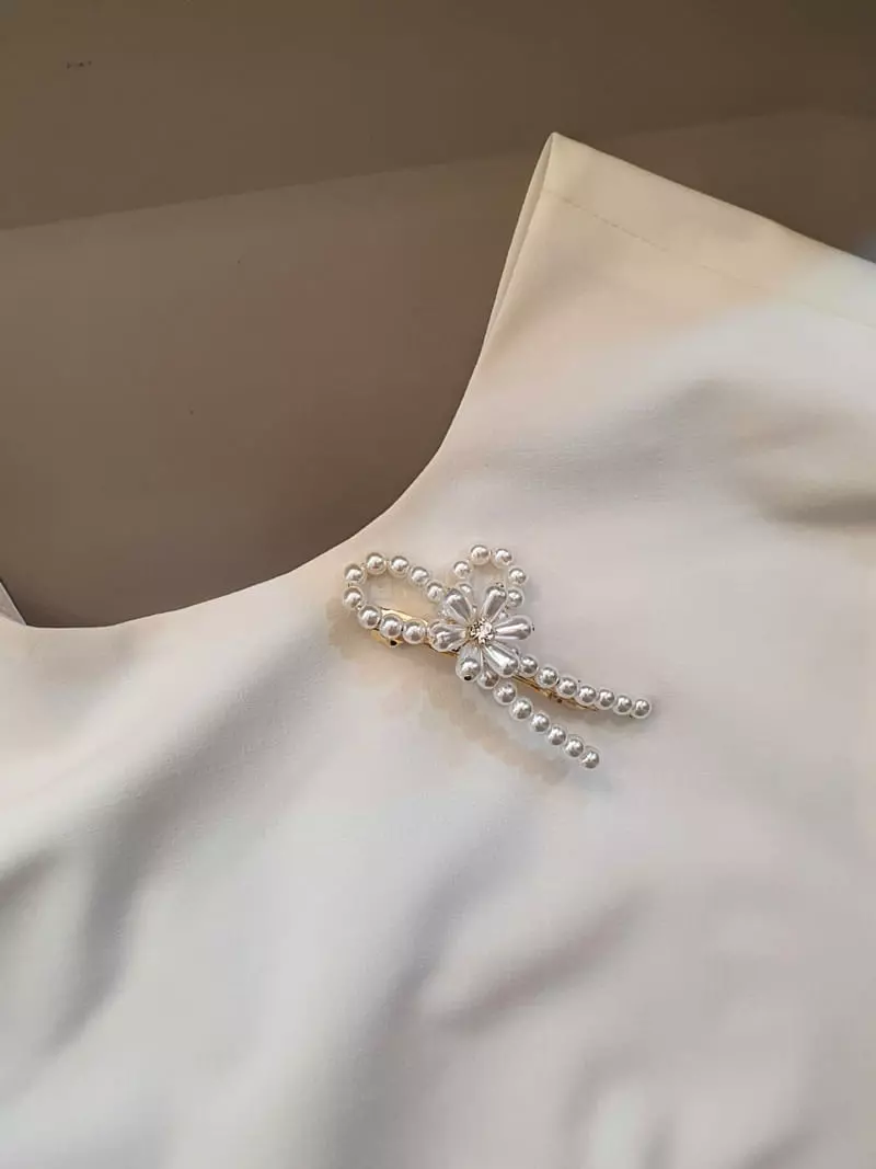 Blancchouette - Korean Women Fashion - #womensfashion - Pearl Hairpin 3 - 3