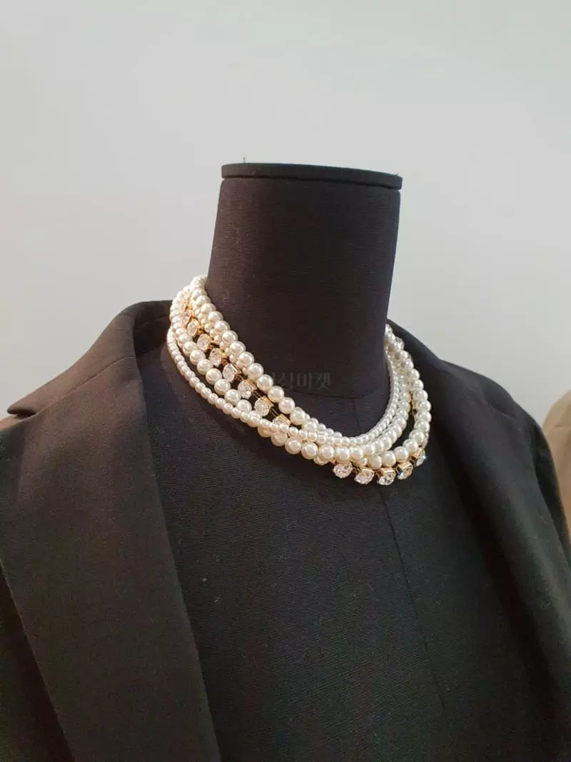 Blancchouette - Korean Women Fashion - #momslook - Becky11 Necklace - 4