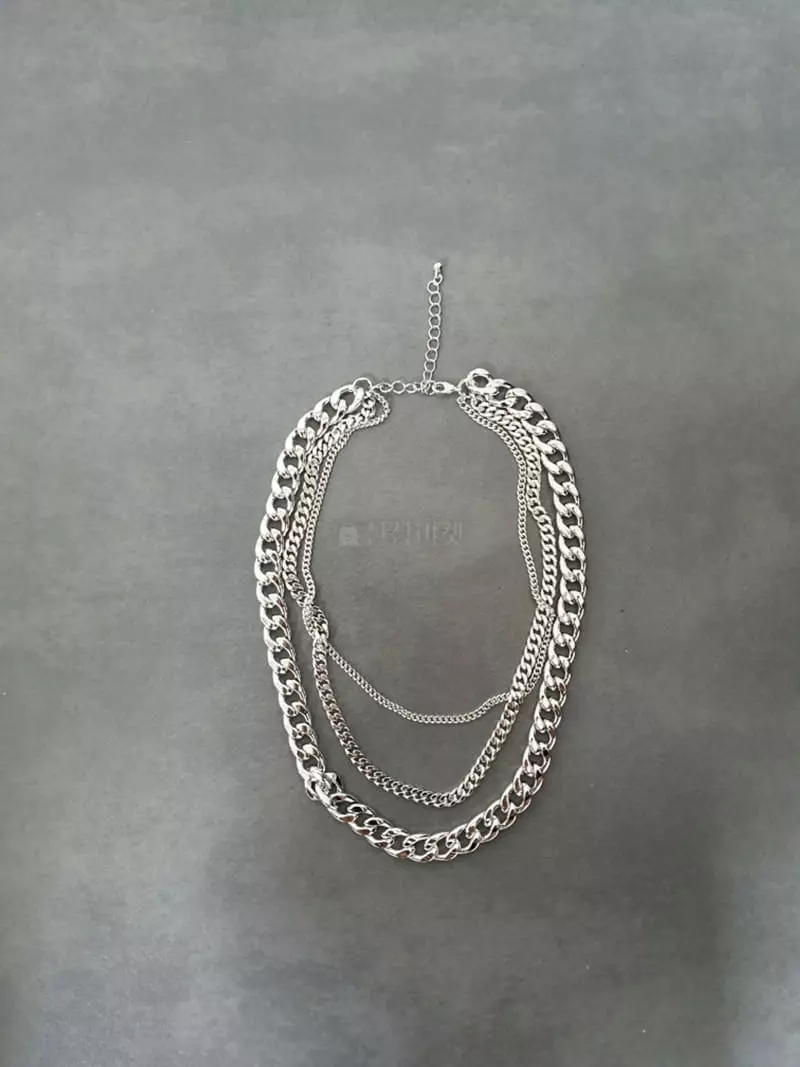 Blancchouette - Korean Women Fashion - #momslook - Chain2 Necklace - 4