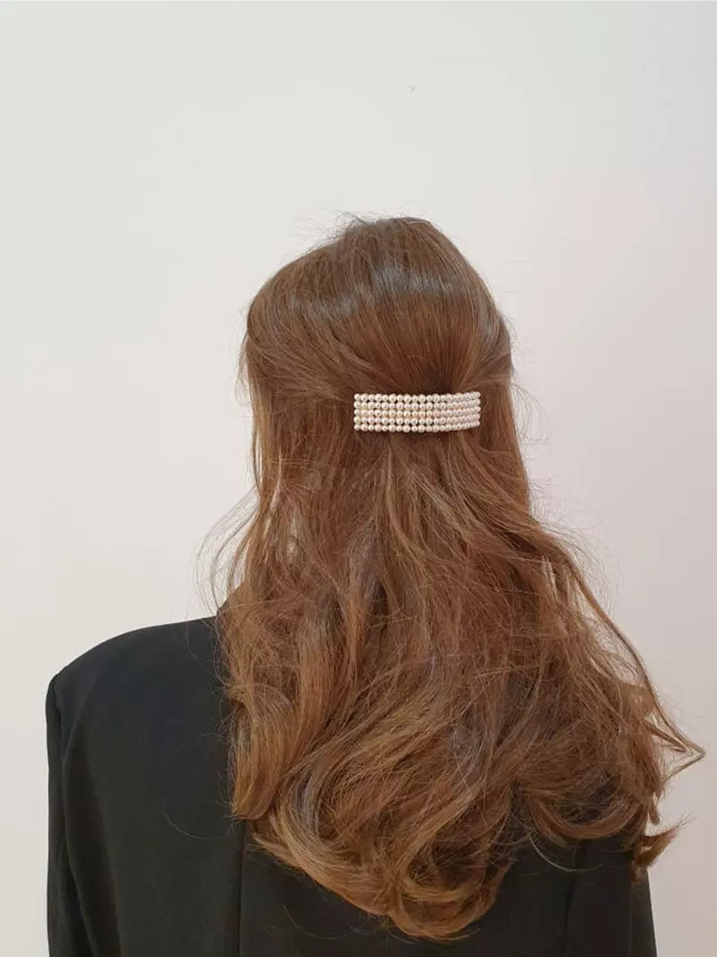 Blancchouette - Korean Women Fashion - #womensfashion - Pearl Hairpin - 2
