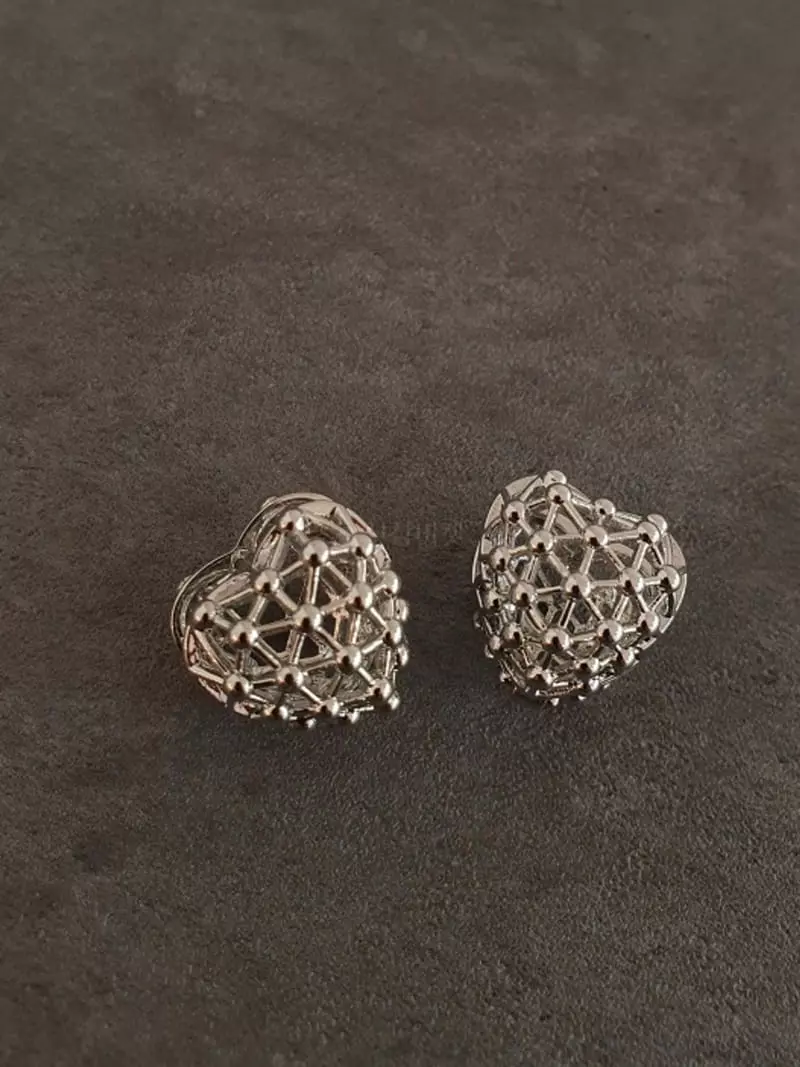 Blancchouette - Korean Women Fashion - #womensfashion - Heart11 Earring