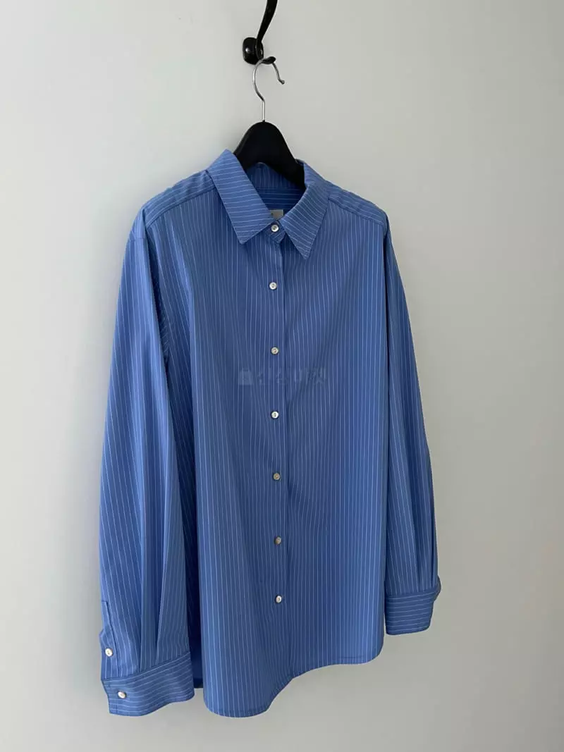 Bold - Korean Women Fashion - #shopsmall - Stripes Cover Shirt - 8