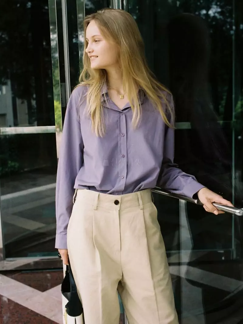 Bold - Korean Women Fashion - #womensfashion - Post Denim Shirt - 3