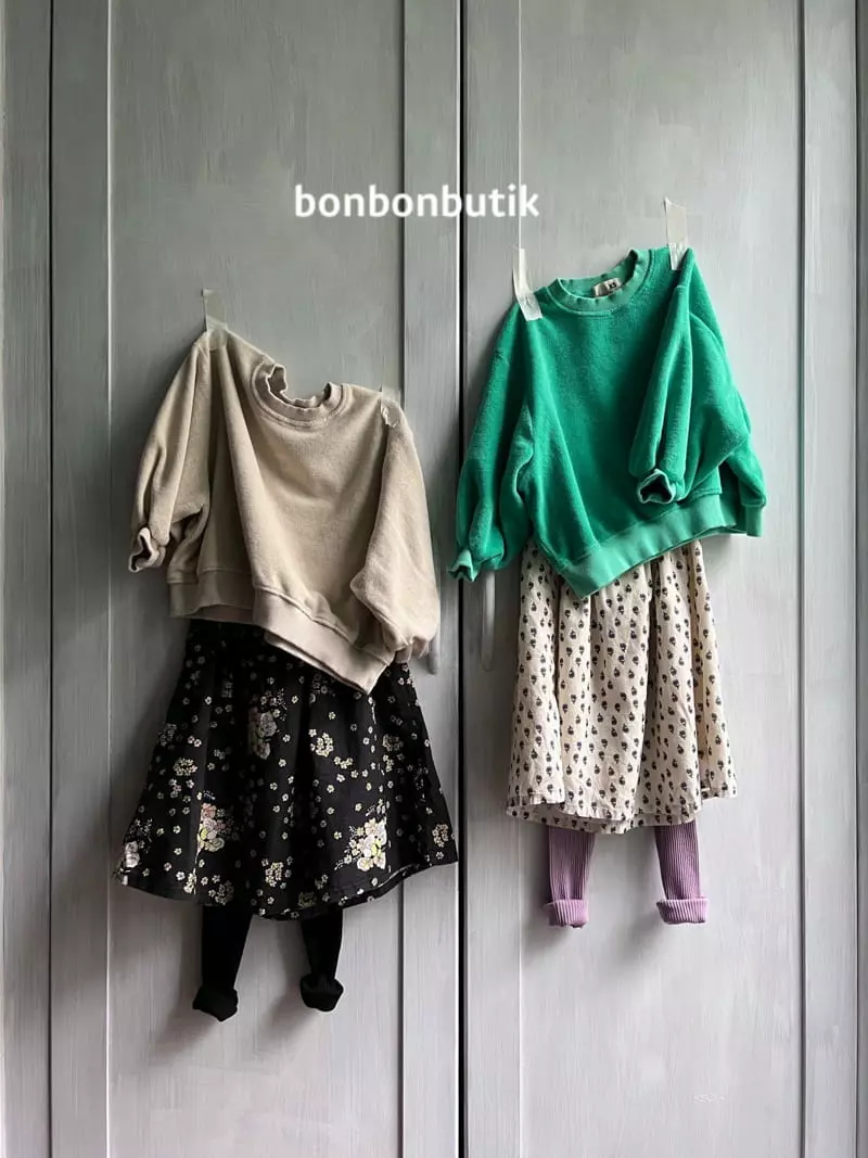 Bon Bon Butik - Korean Children Fashion - #kidsshorts - Terry Sweatshirt - 3