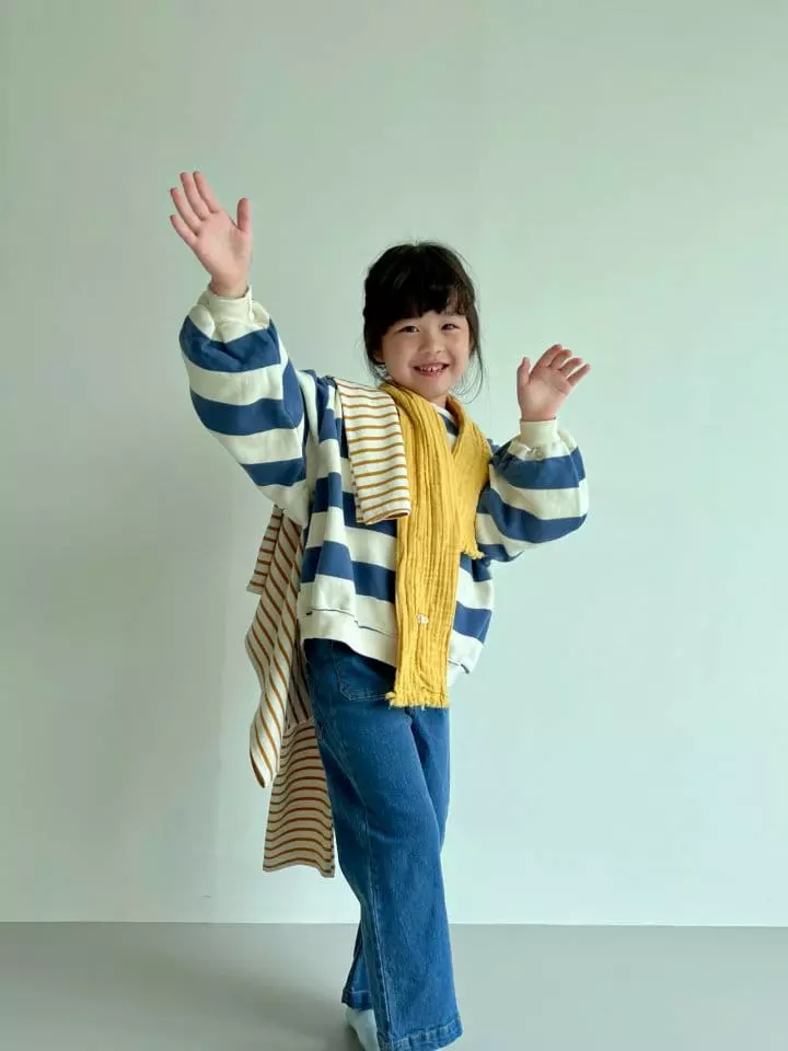 Bon Bon Butik - Korean Children Fashion - #kidsshorts - Stripes Tee - 11