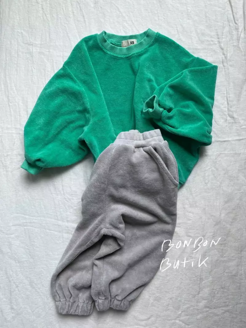 Bon Bon Butik - Korean Children Fashion - #kidsshorts - Terry Sweatshirt - 4