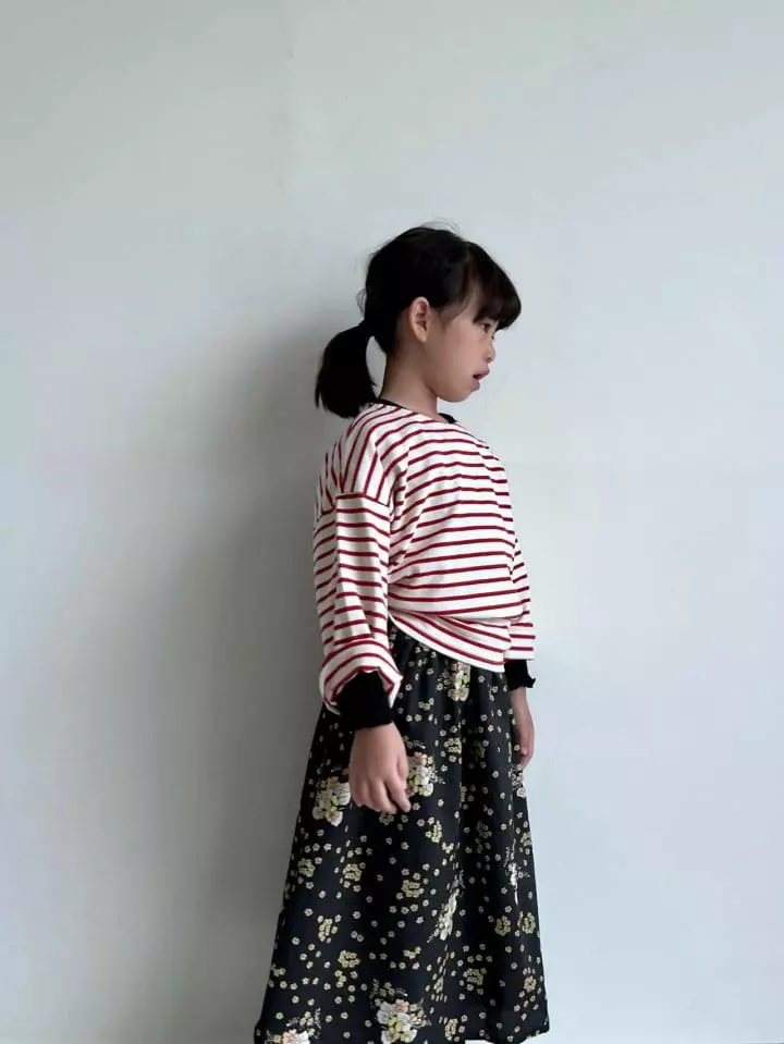 Bon Bon Butik - Korean Children Fashion - #todddlerfashion - Stripes Tee - 4