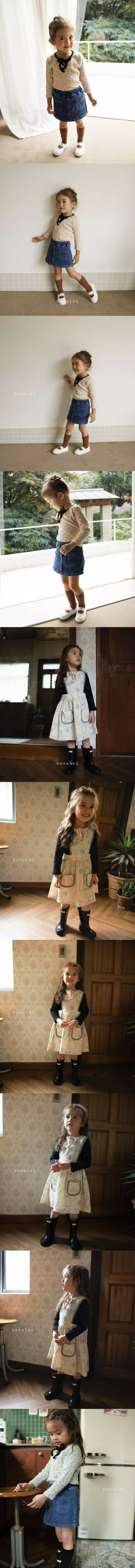 Bonaloi - Korean Children Fashion - #discoveringself - Gge Hart Tee - 2