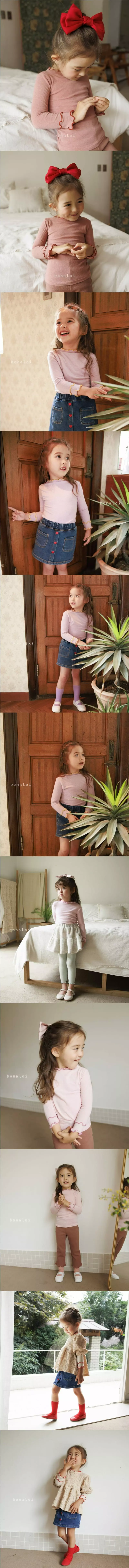 Bonaloi - Korean Children Fashion - #fashionkids - Paul Two Stripes Tee - 2