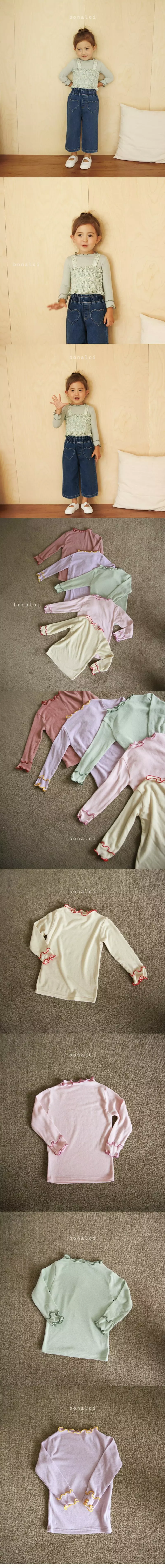Bonaloi - Korean Children Fashion - #kidsshorts - Paul Two Stripes Tee - 3