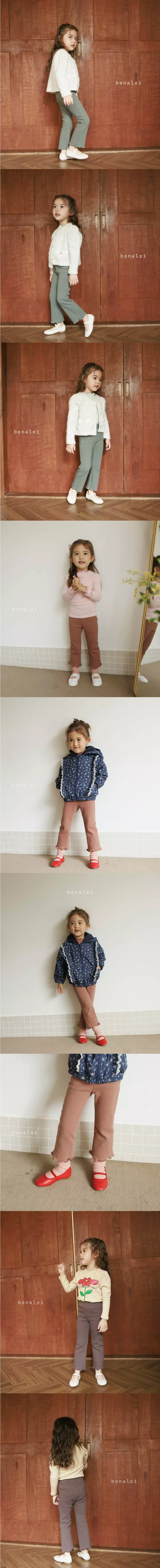 Bonaloi - Korean Children Fashion - #kidsshorts - Jjang Staight Pants - 2