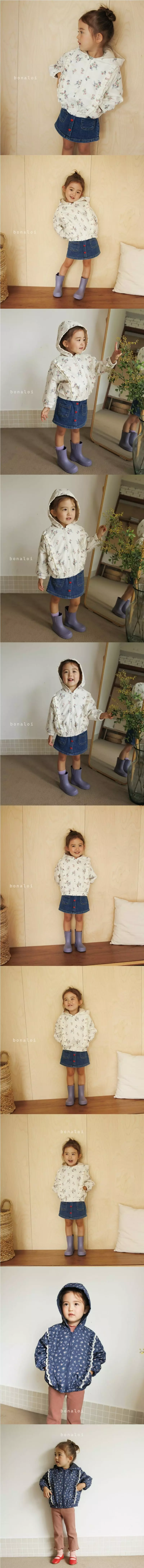 Bonaloi - Korean Children Fashion - #kidsstore - Lace Frill Jacket - 2
