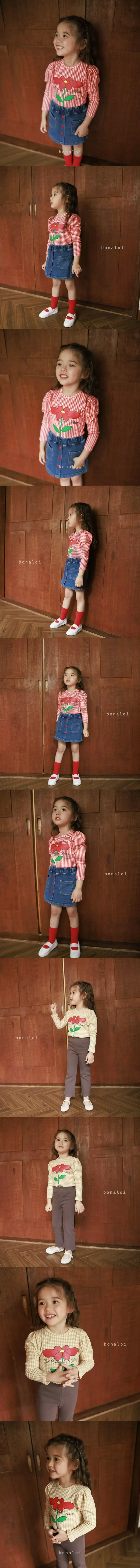 Bonaloi - Korean Children Fashion - #kidzfashiontrend - Little Flower Tee - 2
