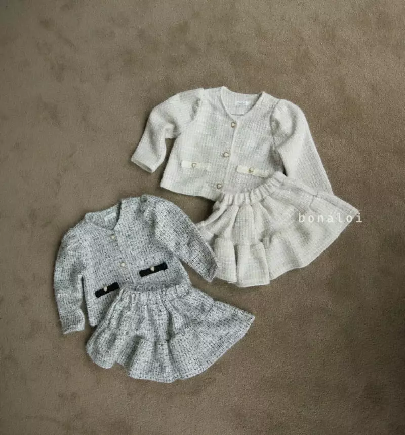 Bonaloi - Korean Children Fashion - #kidzfashiontrend - Briell Top Bottom Set