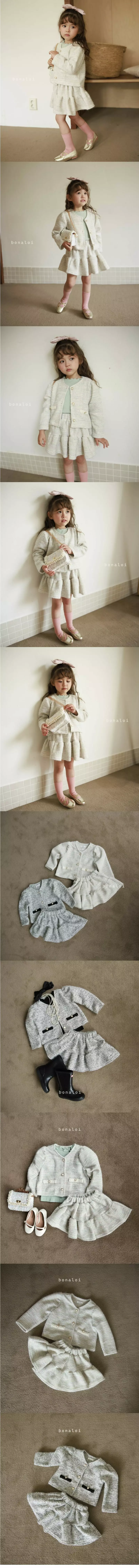 Bonaloi - Korean Children Fashion - #littlefashionista - Briell Top Bottom Set - 3