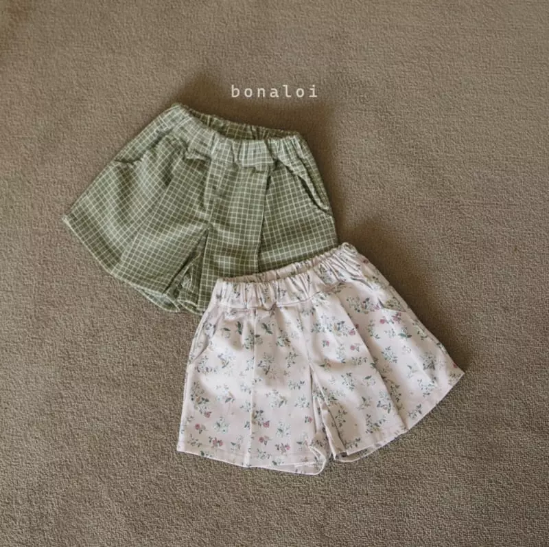 Bonaloi - Korean Children Fashion - #prettylittlegirls - Wrinkle Skirt Pants