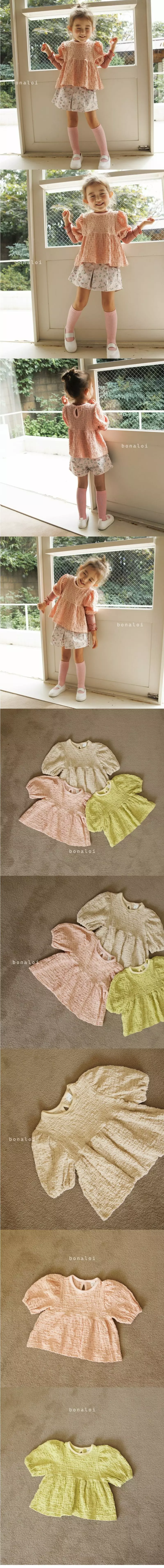 Bonaloi - Korean Children Fashion - #todddlerfashion - Color Blouse - 3