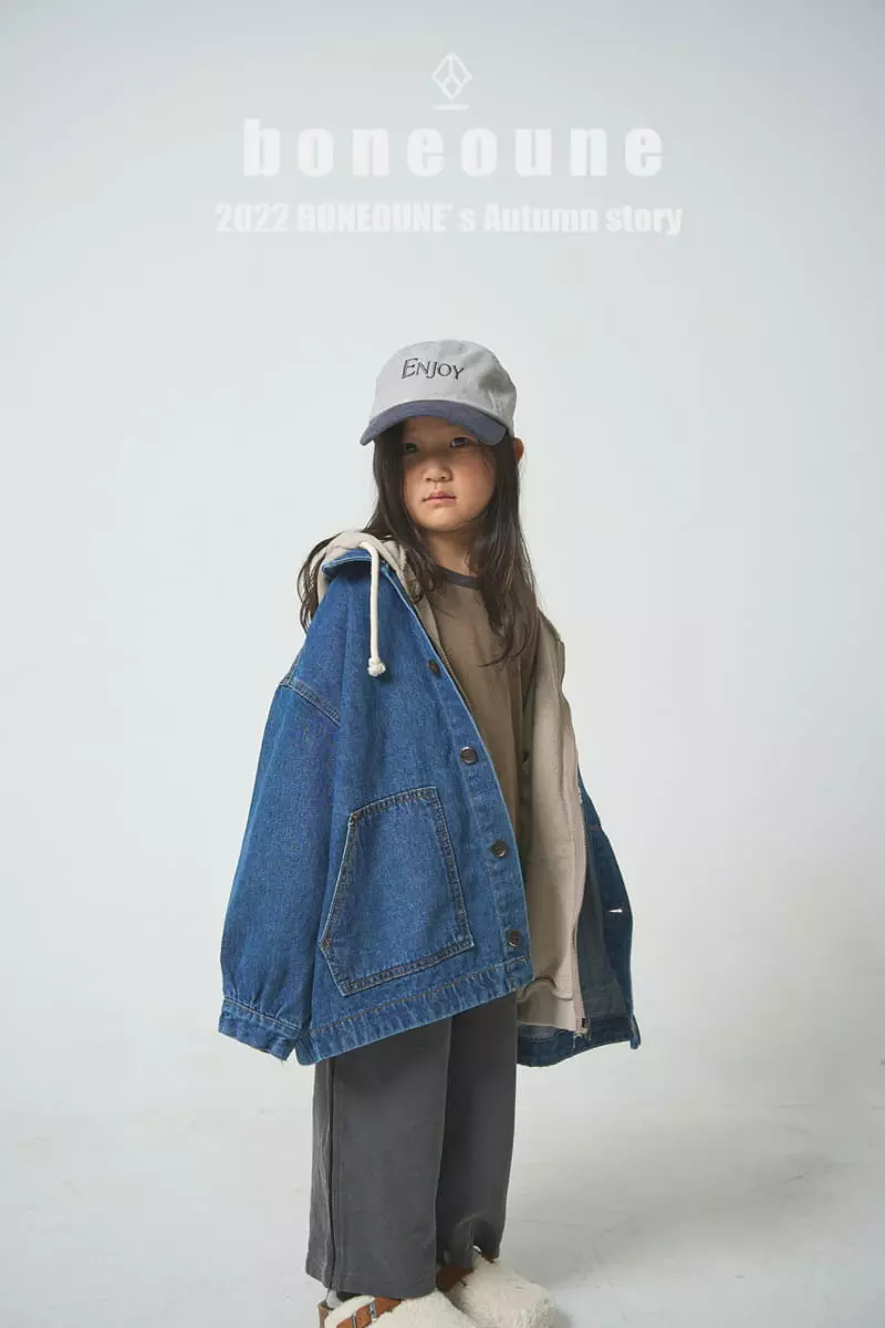 Boneoune - Korean Children Fashion - #Kfashion4kids - Sold Hoody Zip-up - 3