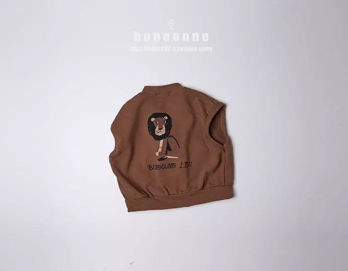 Boneoune - Korean Children Fashion - #childofig - Lion Vest - 3