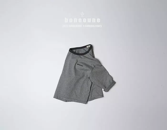 Boneoune - Korean Children Fashion - #childofig - Choco Stripes Tee