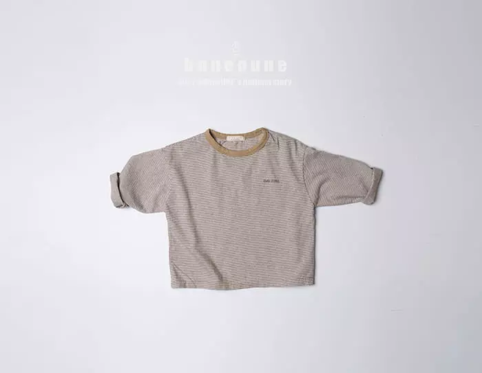 Boneoune - Korean Children Fashion - #childofig - Choco Stripes Tee - 2