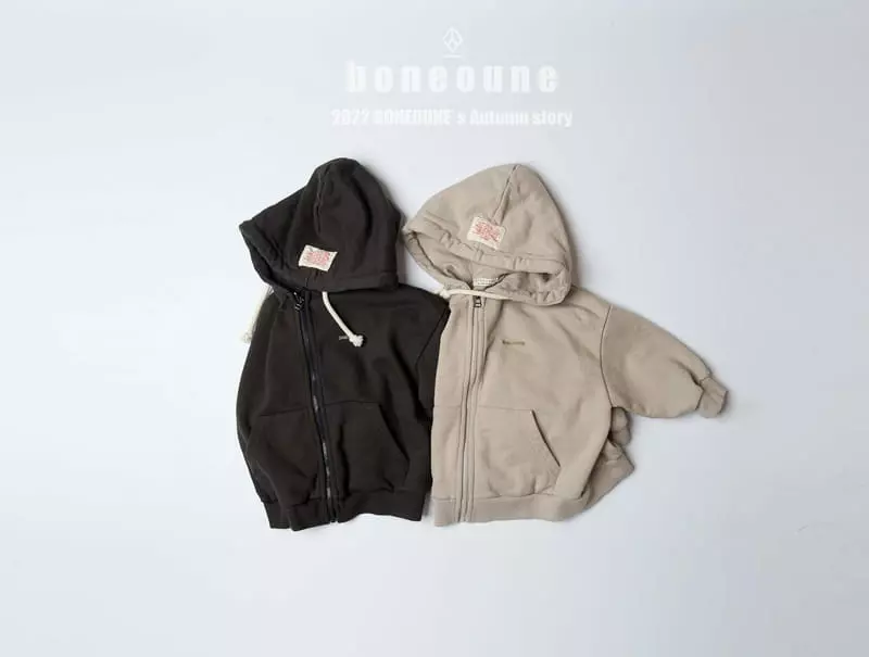 Boneoune - Korean Children Fashion - #childofig - Sold Hoody Zip-up - 11