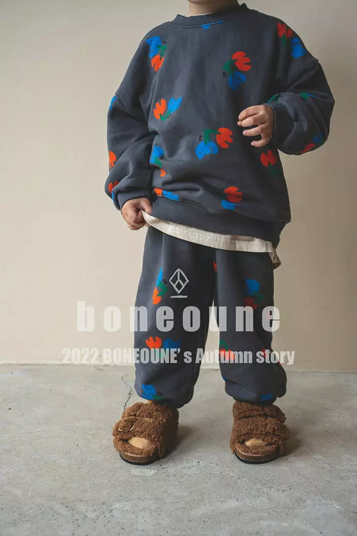 Boneoune - Korean Children Fashion - #childrensboutique - Duson FLower Sweatshirt - 3