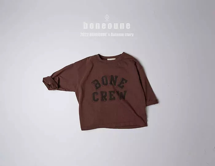Boneoune - Korean Children Fashion - #childrensboutique - Bone Crew Tee - 2