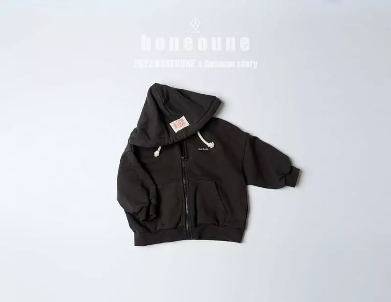 Boneoune - Korean Children Fashion - #childrensboutique - Sold Hoody Zip-up - 12