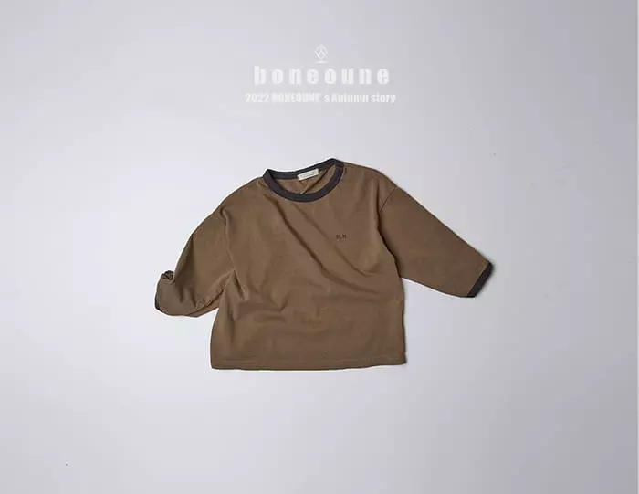 Boneoune - Korean Children Fashion - #designkidswear - Combi Tee - 2